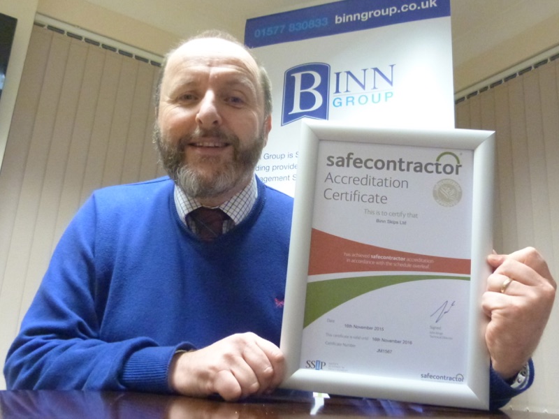Safecontractor Award for Binn
