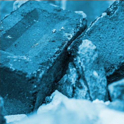 Binn Group Construction sector graphic showing a collection of building bricks